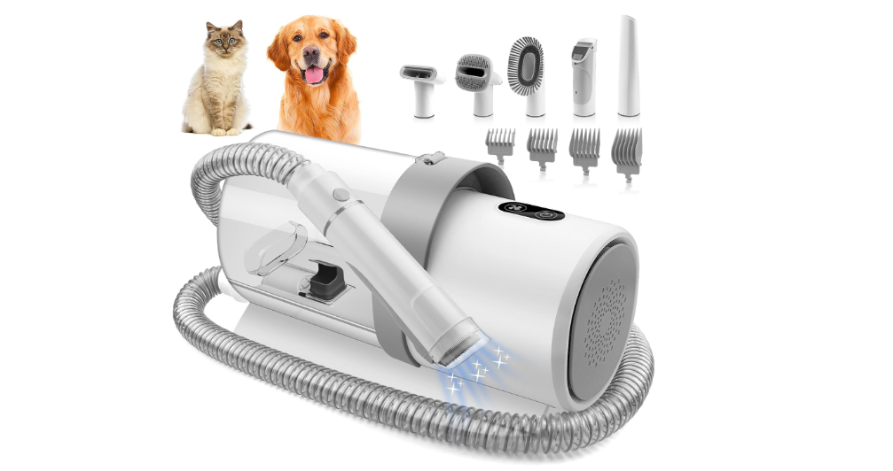 pet grooming vacuum kit